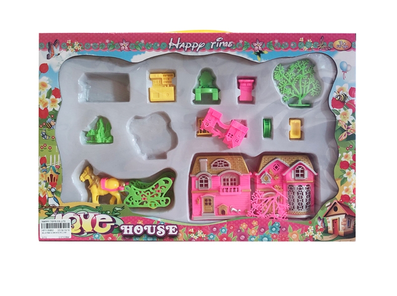 VILLA PINK & GREEN & YELLOW - HP1135850
