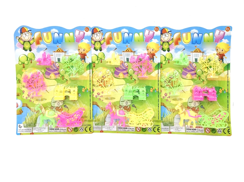 FURNITURE PLAY SET PINK & GREEN & YELLOW - HP1135855