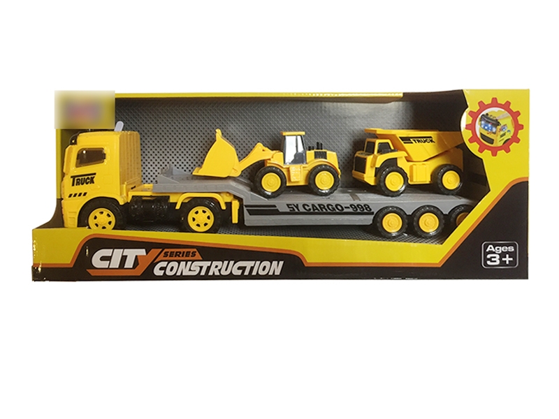 FRCITION TRUCK W/LIGHT & MUSIC & 2 FREE WAY CAR - HP1136168