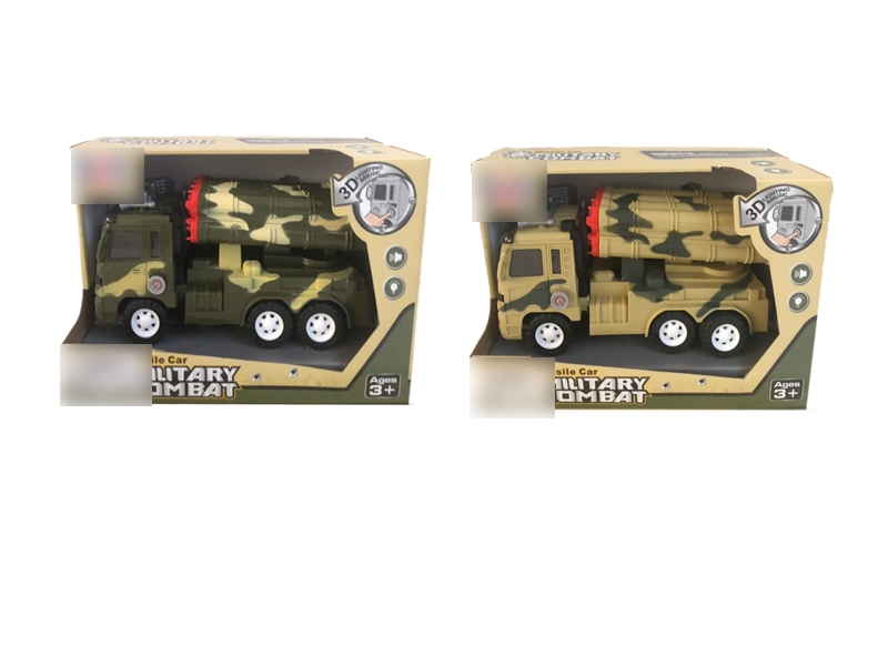 FRICTION MILITARY CAR W/LIGHT & MUSIC - HP1136170