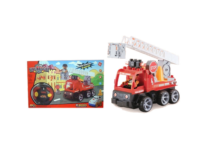 R/C BUMP AND GO BLOCK FIRE ENGINE TRUCK W/LIGHT - HP1136428