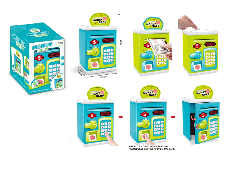 B/O FINGERPRINT PIGGY BANK - HP1136524