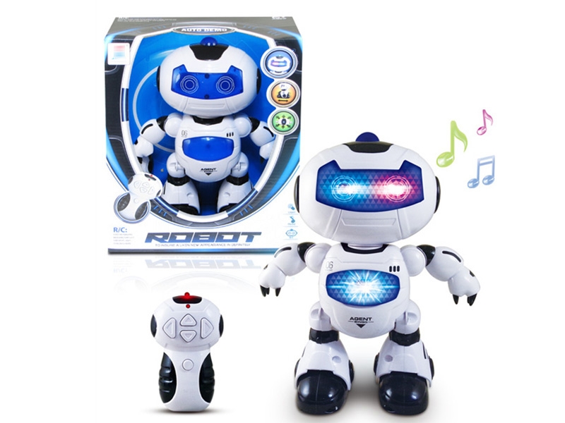 4 FUNCTION R/C DANCING ROBOT W/LIGHT & MUSIC - HP1136534