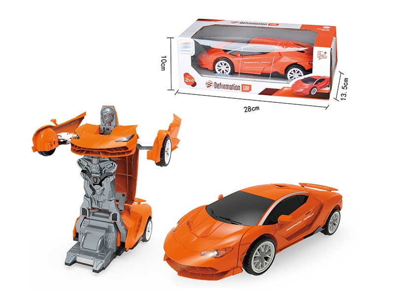 B/O BUMP & GO TRANSFORMER CAR W/LIGHT & MUSIC - HP1136539