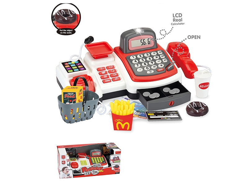 CASH REGISTER W/CALCULATE & LIGHT & MUSIC - HP1136675
