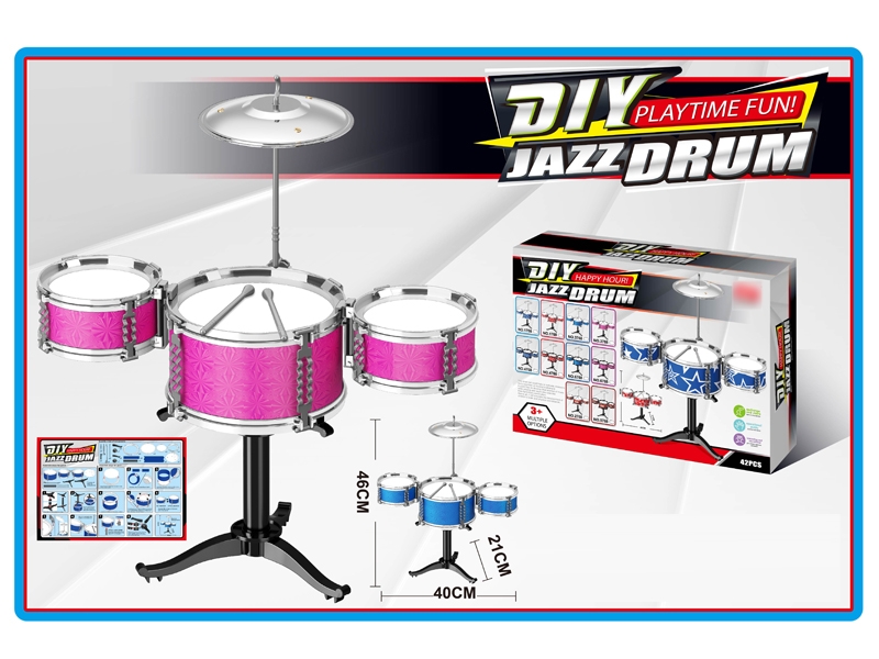 JAZZ DRUM SET RED/BLUE - HP1136985