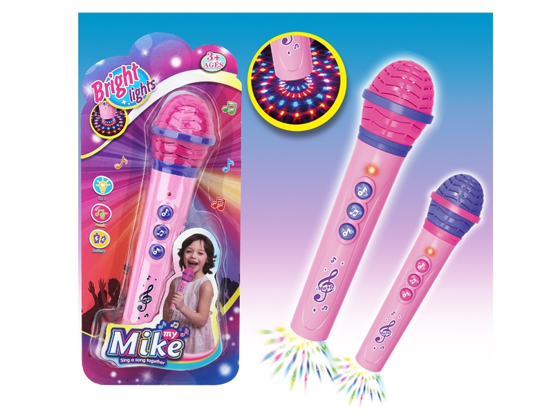 MICROPHONE W/LIGHT & MUSIC & PROJECTION - HP1137337