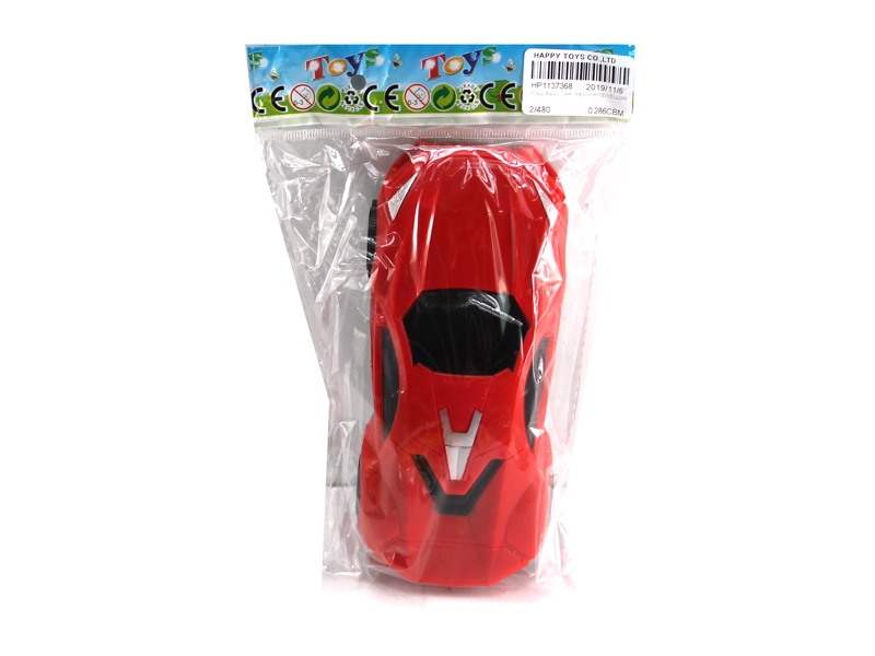 PULL BACK CAR  RED/WHITE/YELLOW - HP1137368