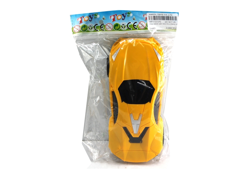 PULL BACK CAR  RED/YELLOW/BLUE - HP1137370