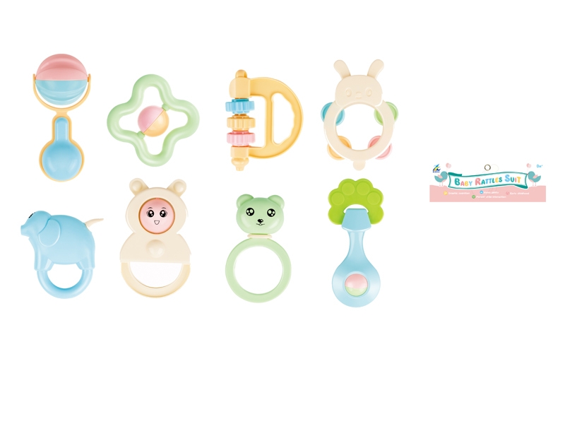 BABY RATTLE SET 8PCS - HP1137430