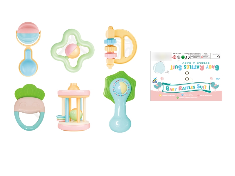 BABY RATTLE SET 6PCS - HP1137431
