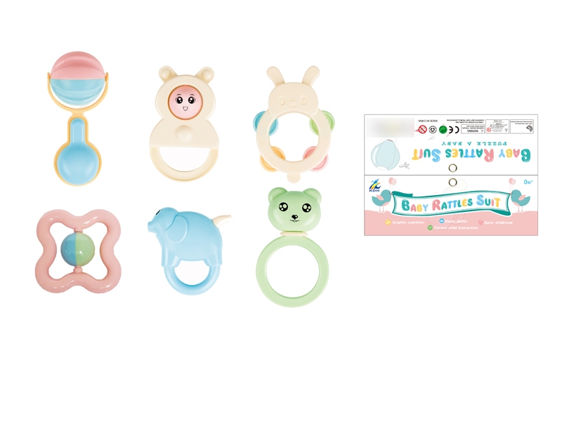 BABY RATTLE SET 6PCS - HP1137433