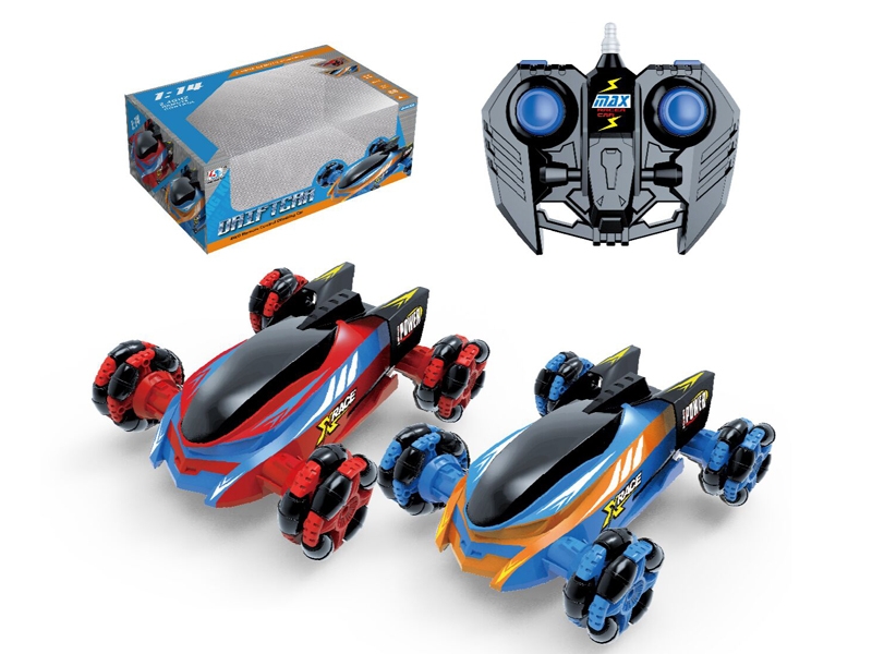 2.4G 4  FUNCTION R/C CAR RED/BLUE W/INCLUDED BATTERY - HP1138167