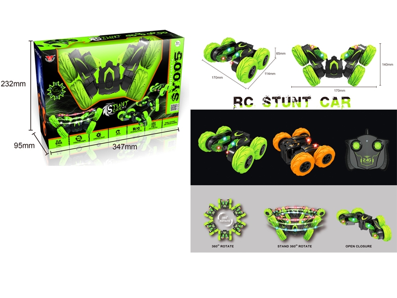  R/C STUNT CAR W/LIGHT & USB & BATTERY - HP1138203