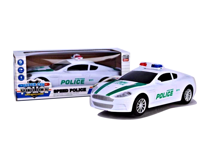 灯光音乐万向马丁警车(绿） - HP1138243