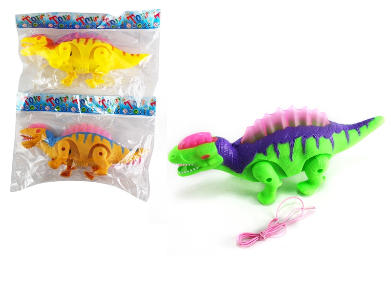 B/O DINOSAURE W/LIGHT & MUSIC,YELLOW/GREEN/BROWN - HP1138614