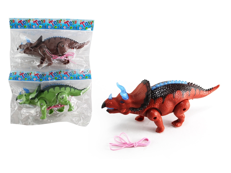 B/O DINOSAURE W/LIGHT & MUSIC,YELLOW/GREEN/BROWN - HP1138615
