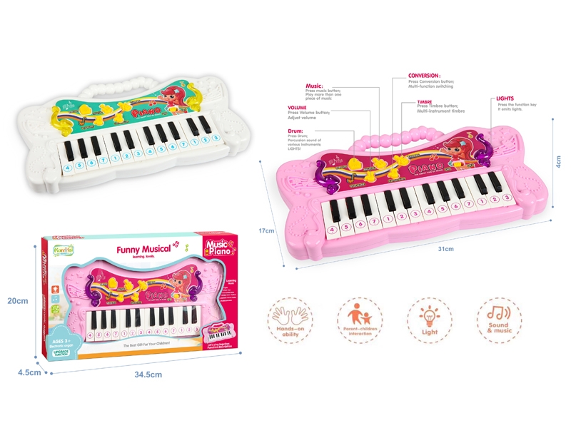 ELECTRONIC ORGAN W/LIGHT & MUSIC - HP1138817