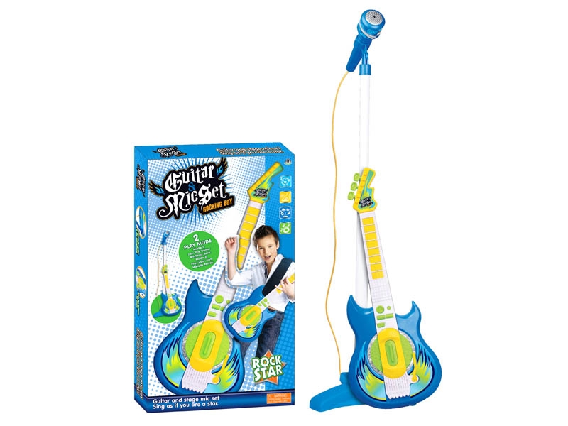 B/O GUITAR & MICROPHONE W/LIGHT & MUSIC &MP3 - HP1138949