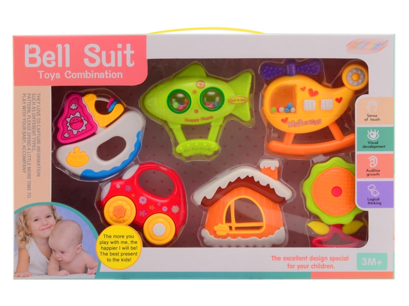 BABY RATTLE 6PCS - HP1139192