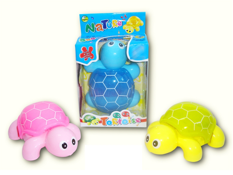 B/O BUMP & GO TORTOISE W/LIGHT & MUSIC,RED/YELLOW/BLUE - HP1139527