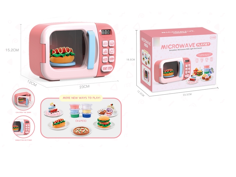 B/O MICROWAVE OVEN W/PLAY DOUGH - HP1139591