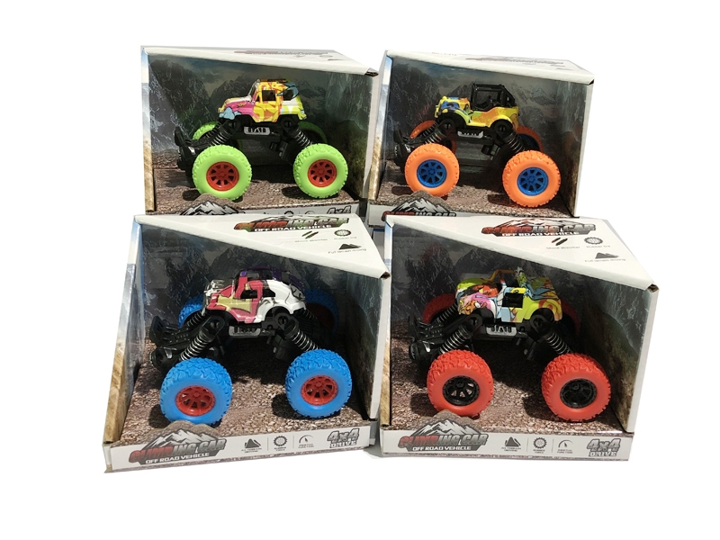 PULL BACK CAR 4 ASST. - HP1139698