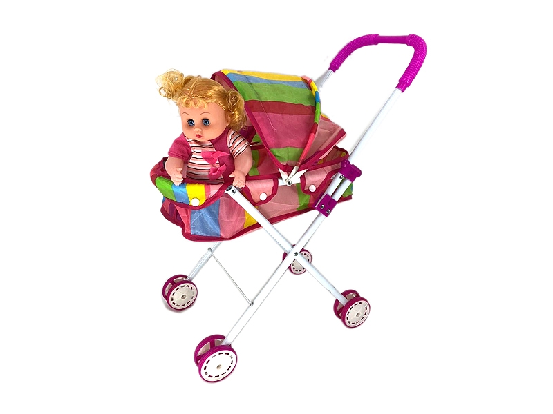 BABY STROLLER W/DOLL - HP1140016