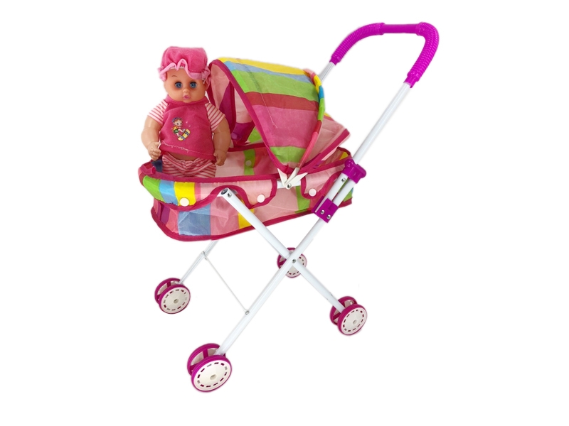 BABY STROLLER W/DOLL - HP1140017
