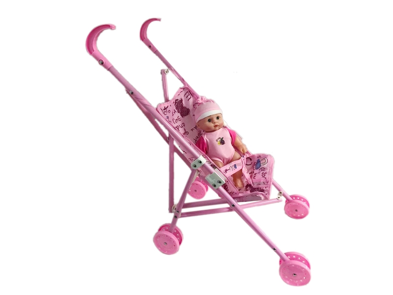 BABY STROLLER W/10' DOLL - HP1140018
