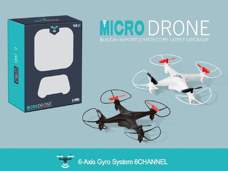 2.4G 4-AXIS R/C PLANE W/LIGHT & USB BLACK & WHITE - HP1140021