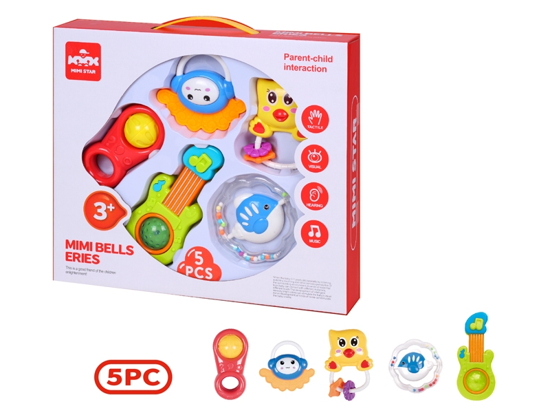 BABY RATTLE 5PCS - HP1140069
