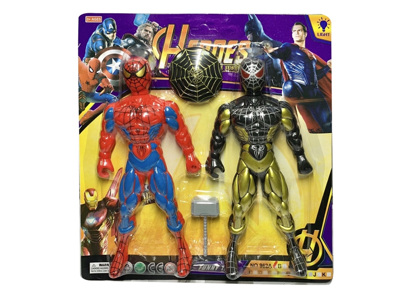 SPIDER MAN W/LIGHT,BLACK/RED,INCLUDED BATTERY - HP1140426