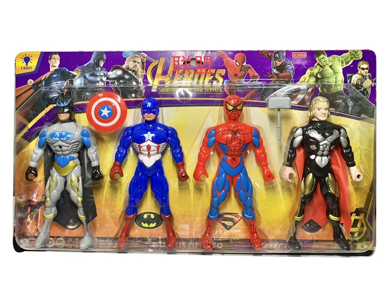 THE AVENGERS W/LIGHT,4PCS,INCLUDED BATTERY - HP1140438