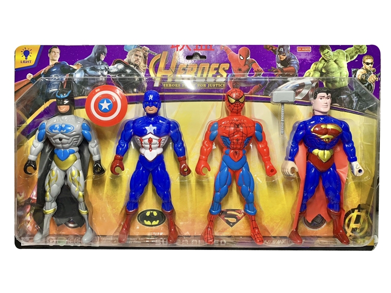 THE AVENGERS W/LIGHT,4PCS,INCLUDED BATTERY - HP1140439