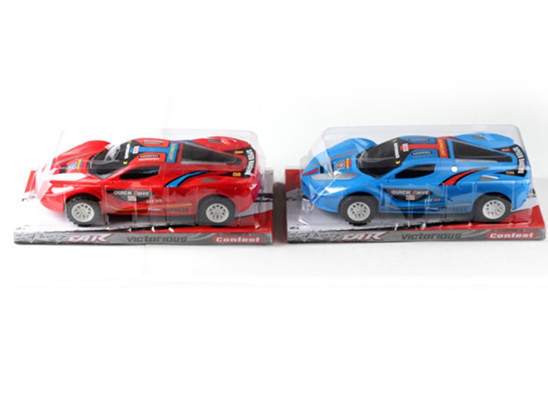 FRICTION CAR，RED/BLUE - HP1140574