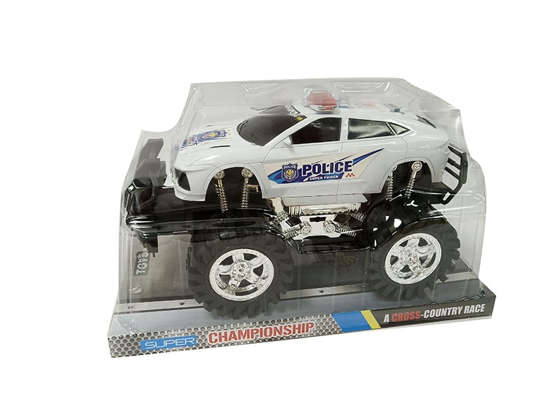 FRICTION POLICE CAR,WHITE/BLUE - HP1140937