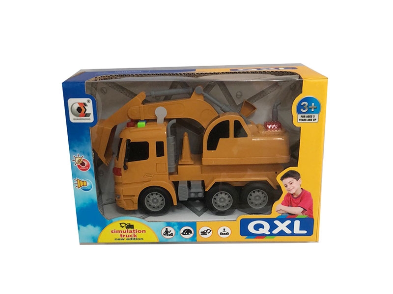 FRICTION CONSTRUCTION TRUCK W/LIGHT & SOUND - HP1141199