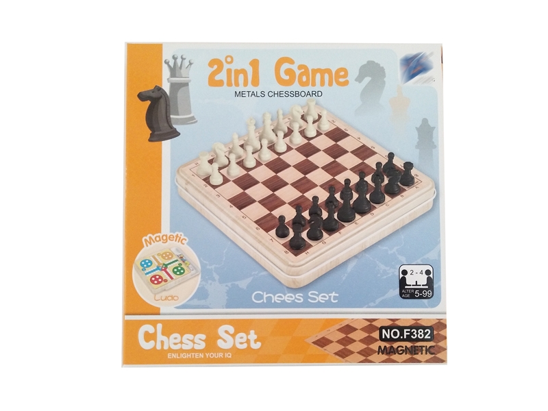 2 IN 1MAGNETIC CHESS GAME - HP1141705