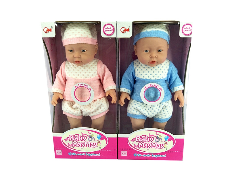40CM RUBBER DOLL W/IC INCLUDED 1*CR2032 - HP1141733