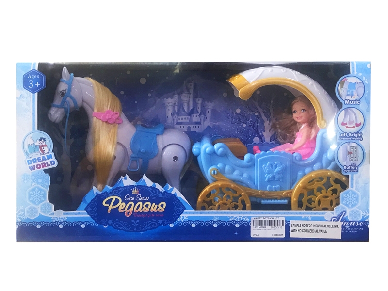 B/O CARRIAGE W/LIGHT & MUSIC & 5