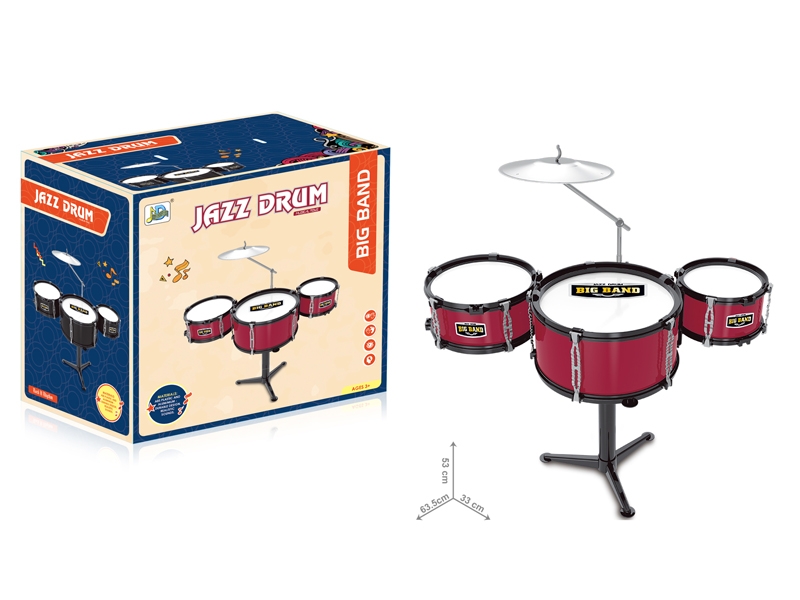 JAZZ DRUM PLAY SET,ROSE RED - HP1142024