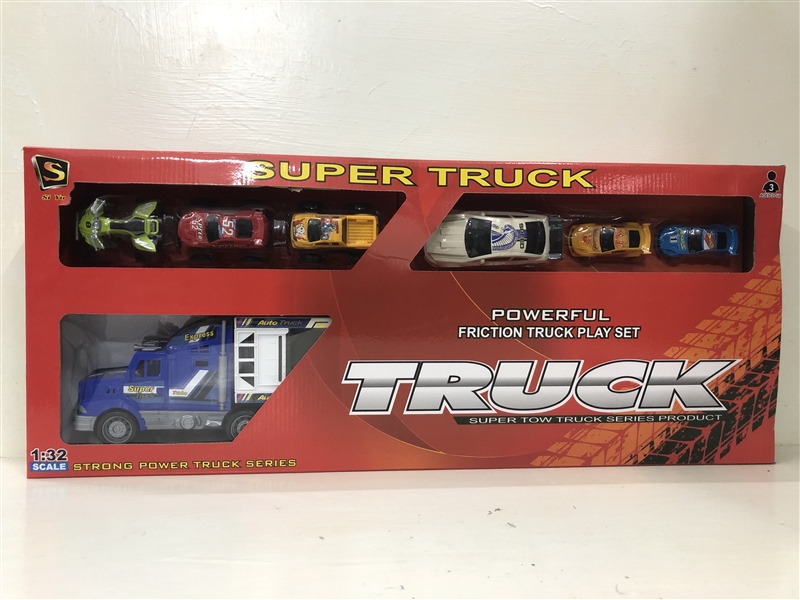 FRCITION TRUCK W/6 FREE WAY CARS - HP1142120