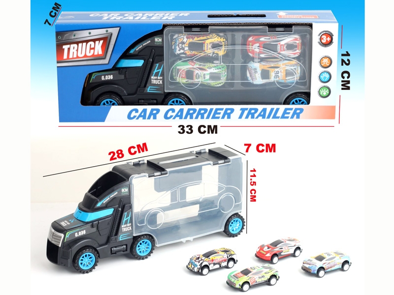 FREE WAY CONTAINER TRUCK W/4PCS FREE WAY CAR - HP1142322