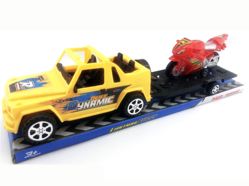FRICTION TRUCK W/FREE WAY CAR - HP1142411