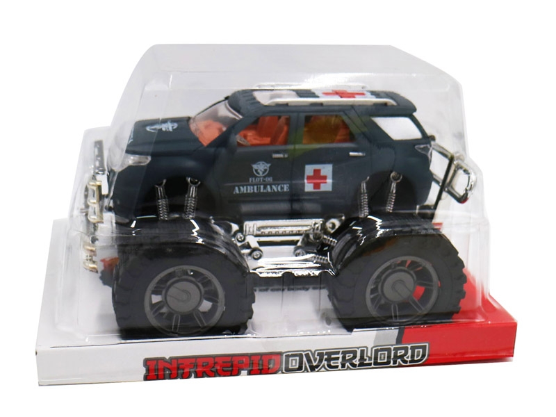 FRICTION CAR，ARMY YELLOW/ARMY BLUE - HP1142529