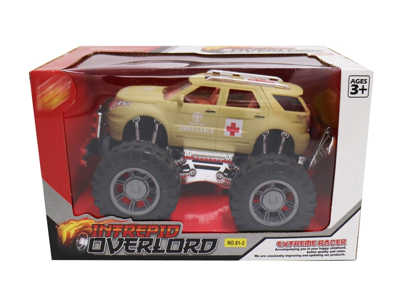 FRICTION CAR，ARMY YELLOW/ARMY BLUE - HP1142530
