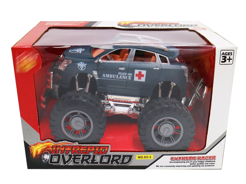 FRICTION CAR，ARMY YELLOW/ARMY BLUE - HP1142532
