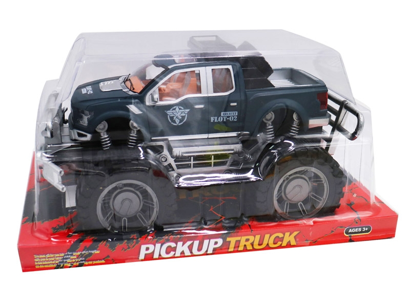 FRICTION CAR，ARMY YELLOW/ARMY BLUE - HP1142533