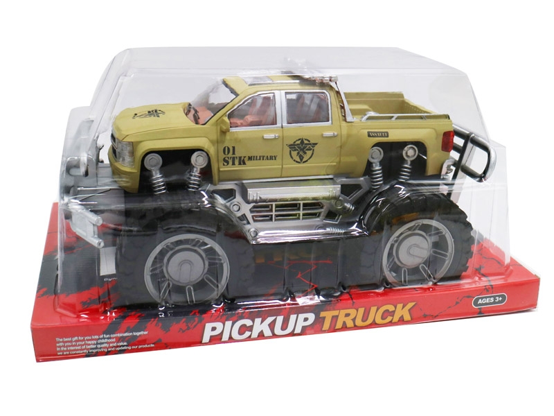 FRICTION CAR，ARMY YELLOW/ARMY BLUE - HP1142535